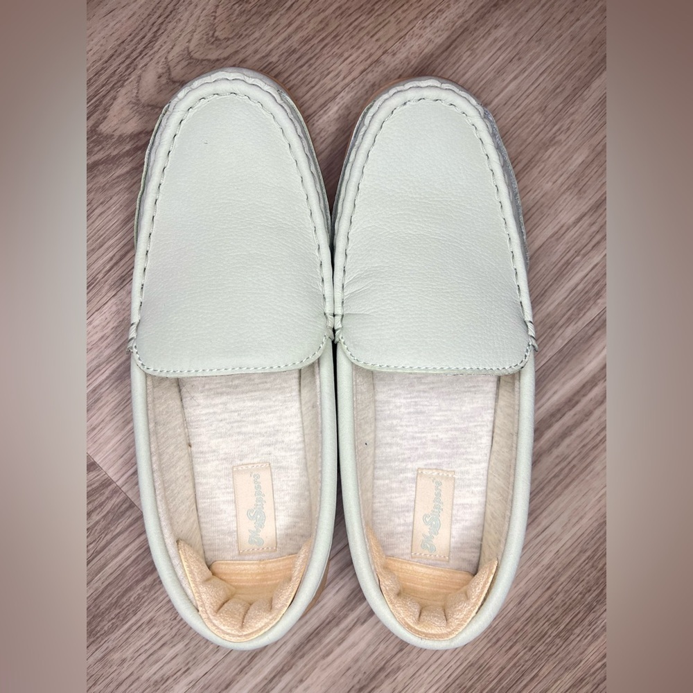 My Slipper by My Pillow‎ Women's Moccasin Slippers Soft Mint Green Size 10